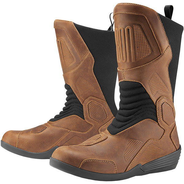 Image of Icon 1000 Joker WP Leather Boots - Brown