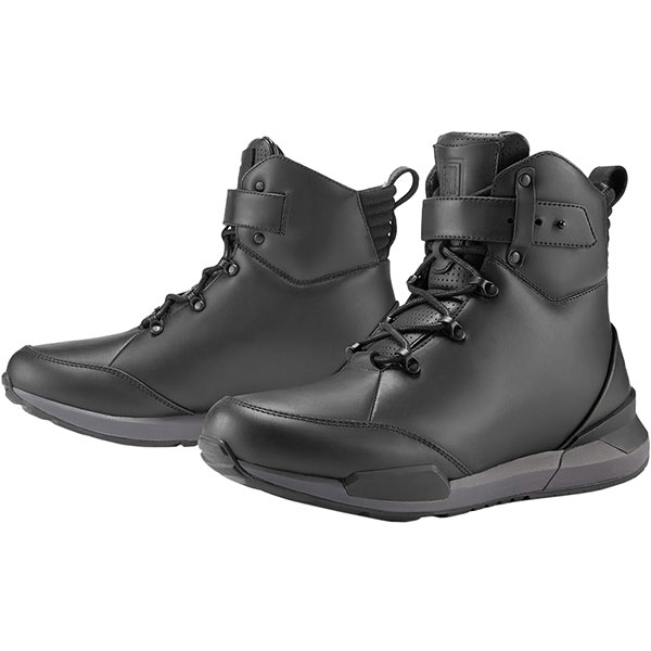 Image of Icon 1000 Varial Leather Boots - Black