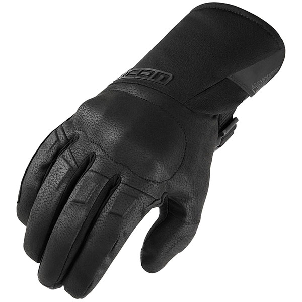Image of Icon Raiden Textile Gloves - Black