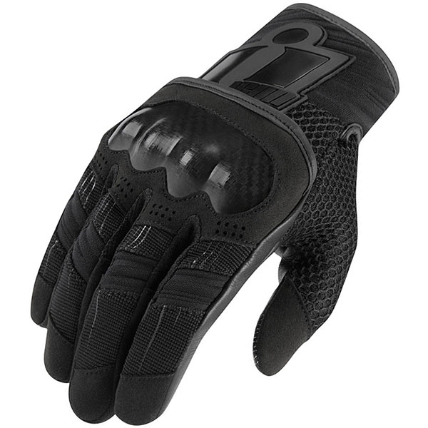 Image of Icon Ladies Overlord Short Gloves - Black