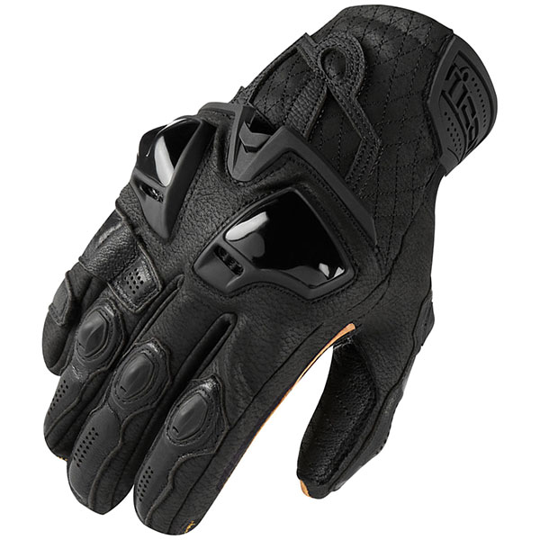 Image of Icon Hypersport Short Gloves - Black
