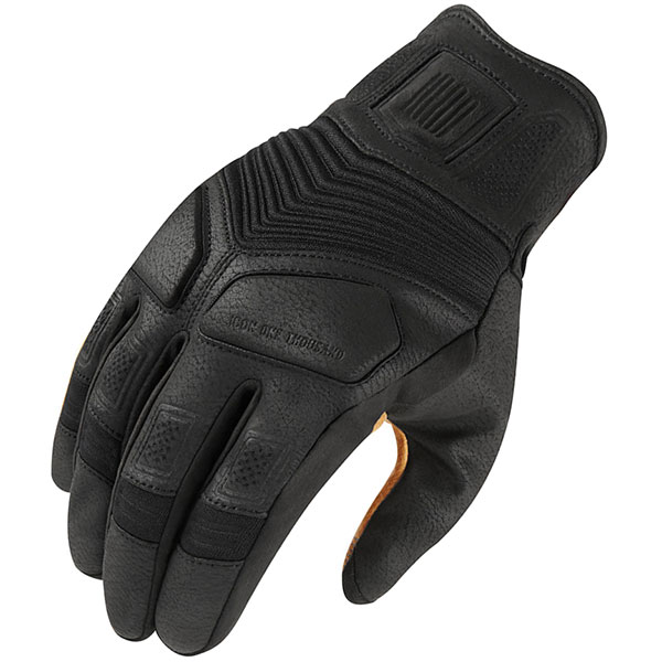 Image of Icon 1000 Nightbreed Textile Gloves - Black