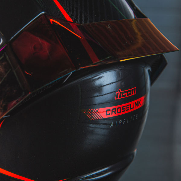 Icon Airflite Crosslink Red FREE UK DELIVERY