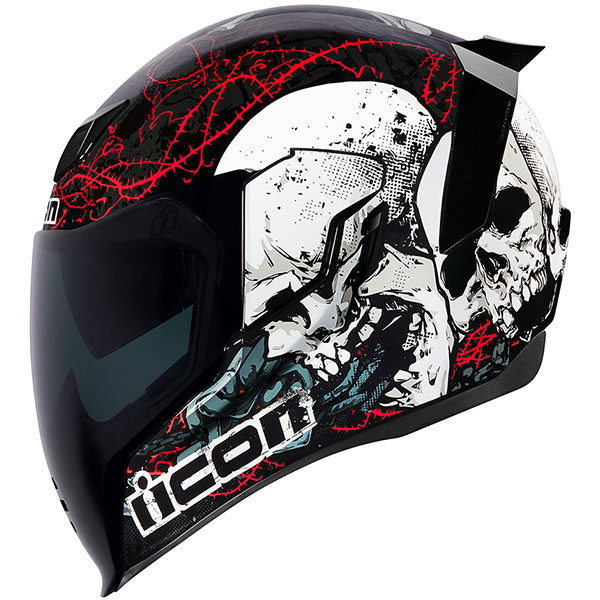 Image of Icon Airflite Skull 18 - Black