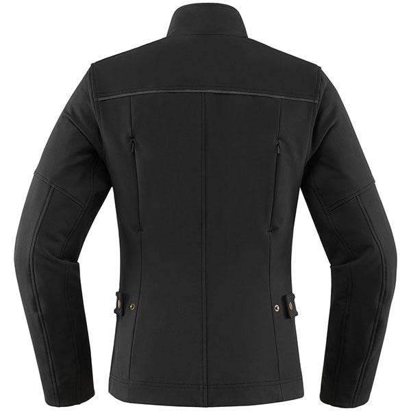Icon Ladies Hella 2 Textile Jacket Black FREE UK DELIVERY