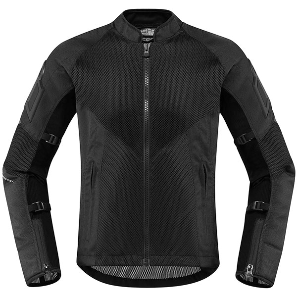 Image of Icon Ladies Mesh AF CE Textile Jacket - Stealth Black