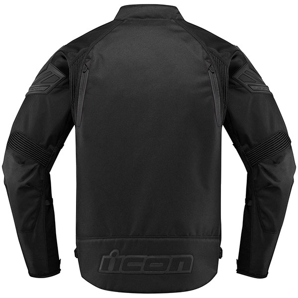 Icon Automag 2 Textile Jacket Stealth Black Reviews at ReviewBikeKit