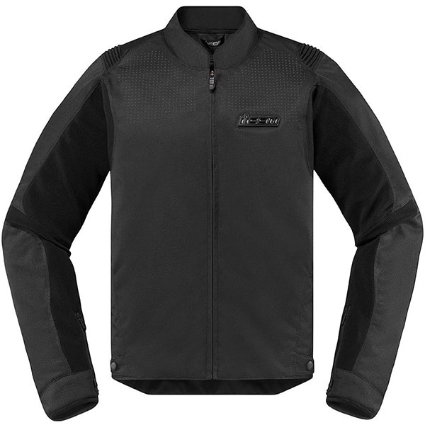 Image of Icon Overlord SB2 Stealth CE Textile Jacket - Black
