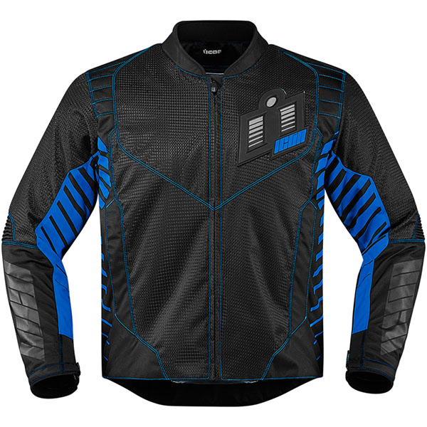 Image of Icon Wireform Textile Jacket - Black / Blue