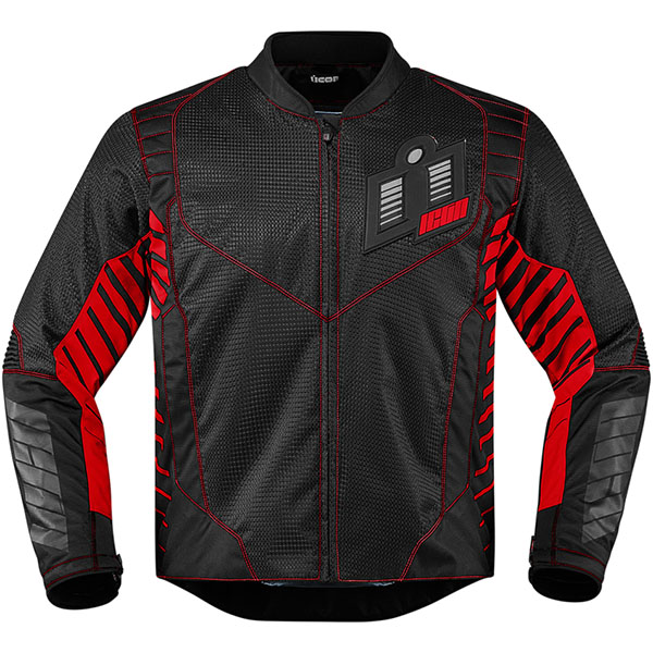 Image of Icon Wireform Textile Jacket - Black / Red
