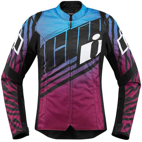 Image of Icon Ladies Overlord SB2 Wildchild CE Textile Jacket - Purple