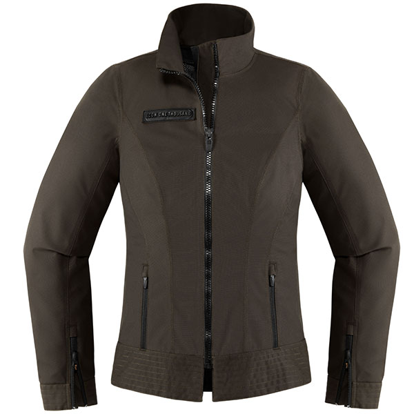 Image of Icon 1000 Ladies Fairlady Textile Jacket - Espresso Brown