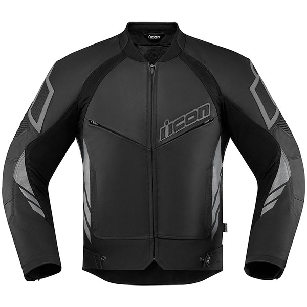 Image of Icon Hypersport 2 CE Leather Jacket - Black