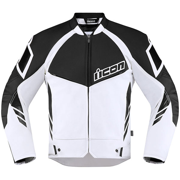 Icon white leather jacket outlet
