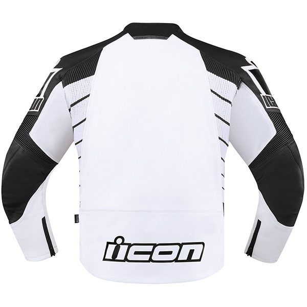Icon Hypersport 2 CE Leather Jacket White FREE UK DELIVERY