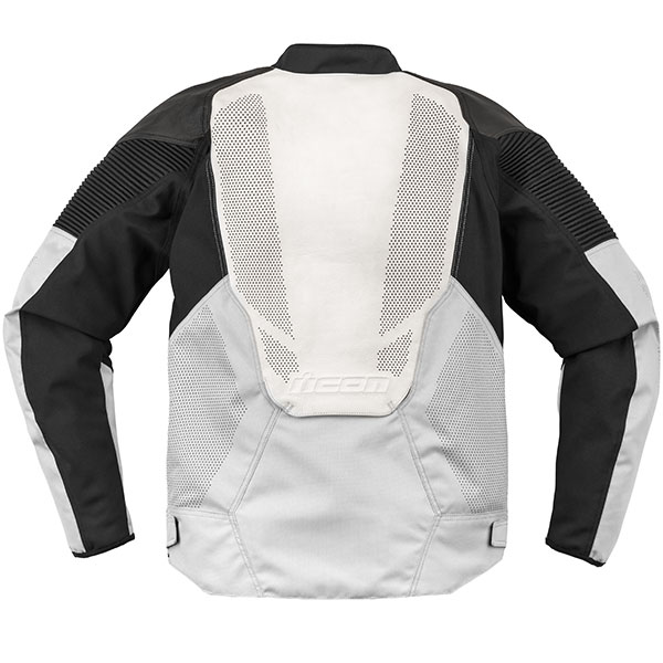 Icon Overlord 3 CE Leather Jacket White FREE UK DELIVERY
