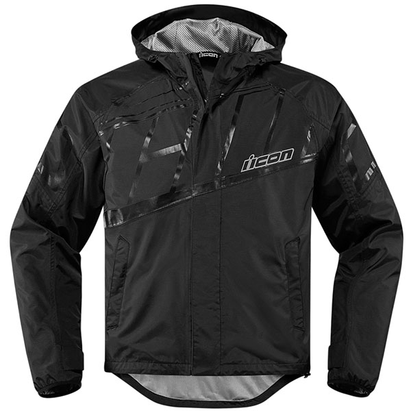 Icon PDX Waterproof Jacket - Black 