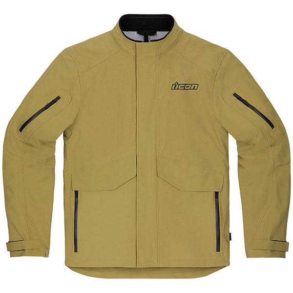 Image of Icon Stormhawk WP Textile Jacket - Tan