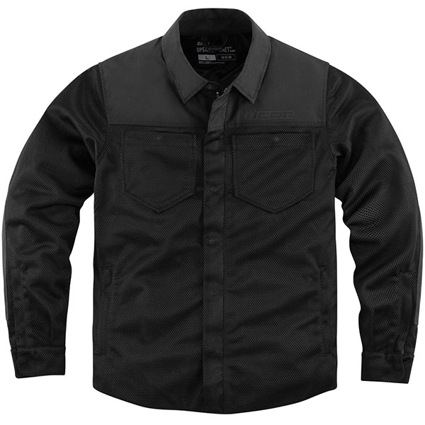 Image of Icon Upstate Textile Riding Shirt - Black