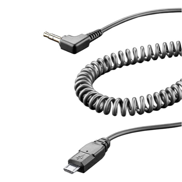 Image of Interphone Micro USB 3.5jack Aux Cable