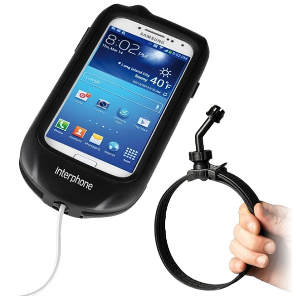 Image of Interphone Galaxy S4 Holder for NonTubular Handlebars