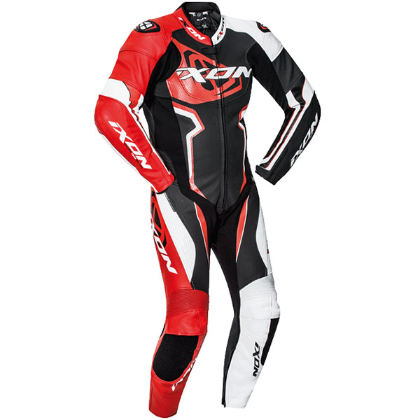 Image of Ixon Falcon 1 Piece Suit - Black / White / Red