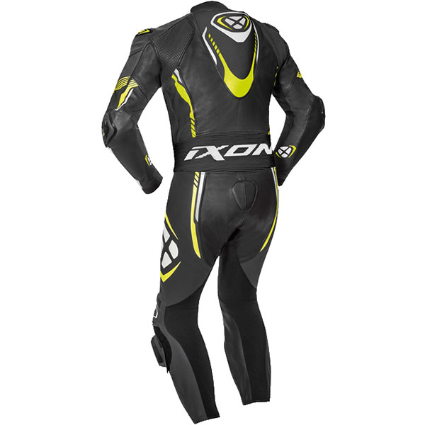 Ixon Vortex 2 1 Piece Suit Black White Fluo Yellow FREE UK