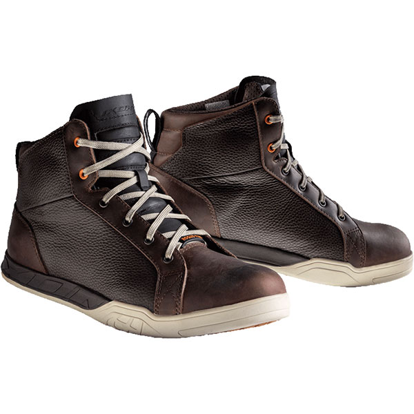 Image of Ixon Rogue Star Leather Boots - Brown