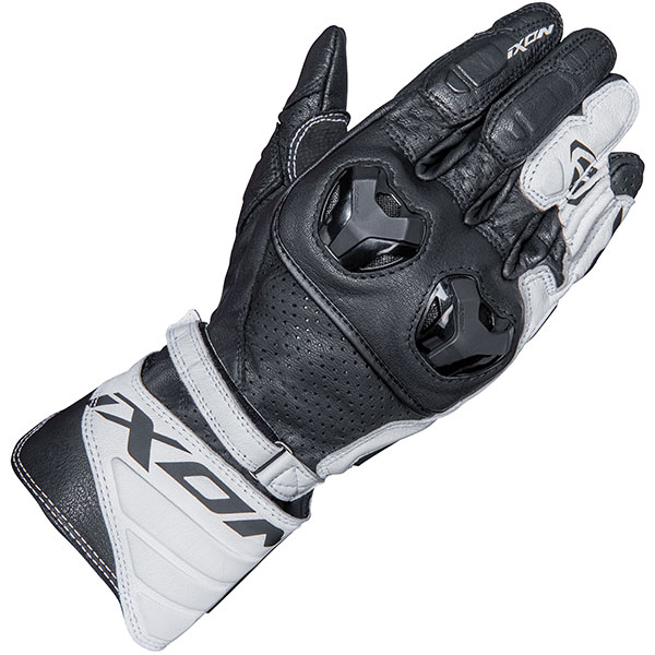 Image of Ixon RS Tilter Leather Gloves - Black / White
