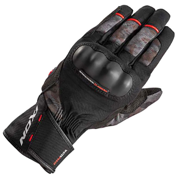 Image of Ixon Pro Russel Gloves - Black Camo / Red