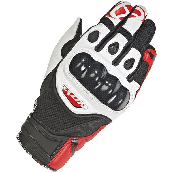 Image of Ixon RS Recon Air Gloves - Black / White / Red