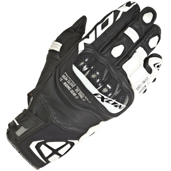 Image of Ixon RS Ring Gloves - Black / White