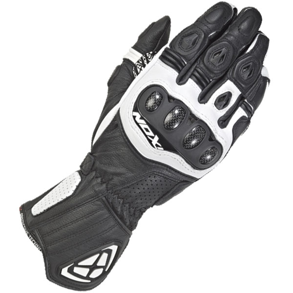 Image of Ixon RS Tilt Leather Gloves - Black / White
