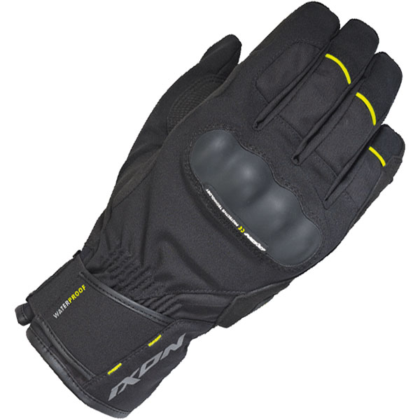 Image of Ixon Pro Russel Gloves - Black / Fluo Yellow