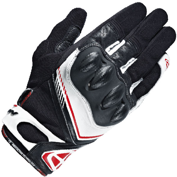 Image of Ixon RS Drift Gloves - Black / White / Red