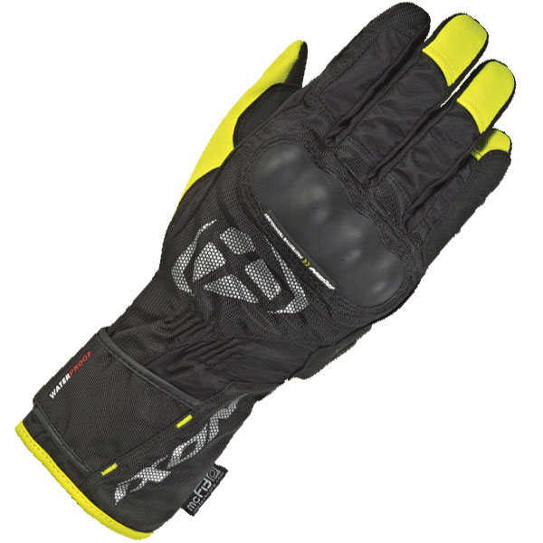 Image of Ixon RS Tourer Gloves - Black / Fluo Yellow