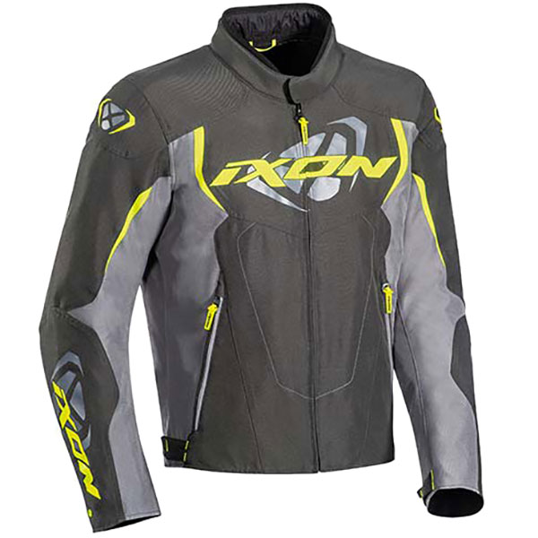 Image of Ixon Cobra Textile Jacket - Anthracite / Grey / Bright Yellow