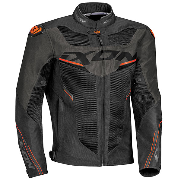 Image of Ixon Draco Textile Jacket - Black / Anthracite / Orange