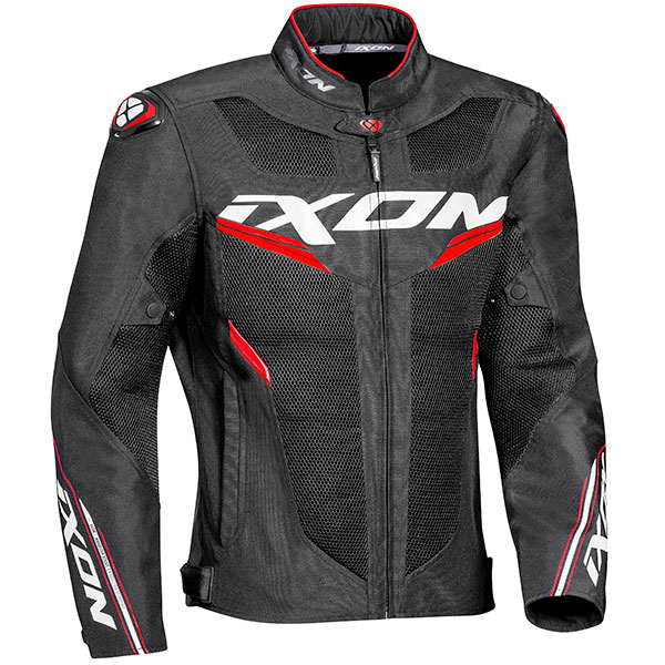 Image of Ixon Draco Textile Jacket - Black / White / Red