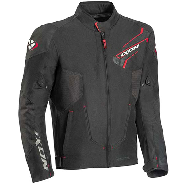 Image of Ixon Luthor Textile Jacket - Black / Red
