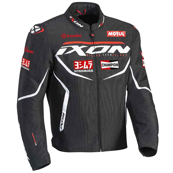 Image of Ixon Matrix Evo Textile Jacket - Black / White / Red