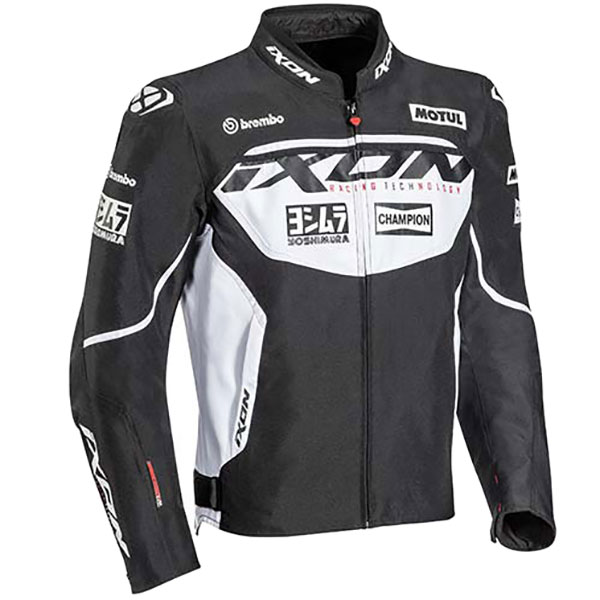 Image of Ixon Matrix Evo Textile Jacket - Black / White