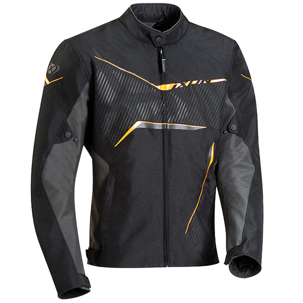 Ixon Slash Textile Jacket - Black / Anthracite / Orange - FREE UK DELIVERY