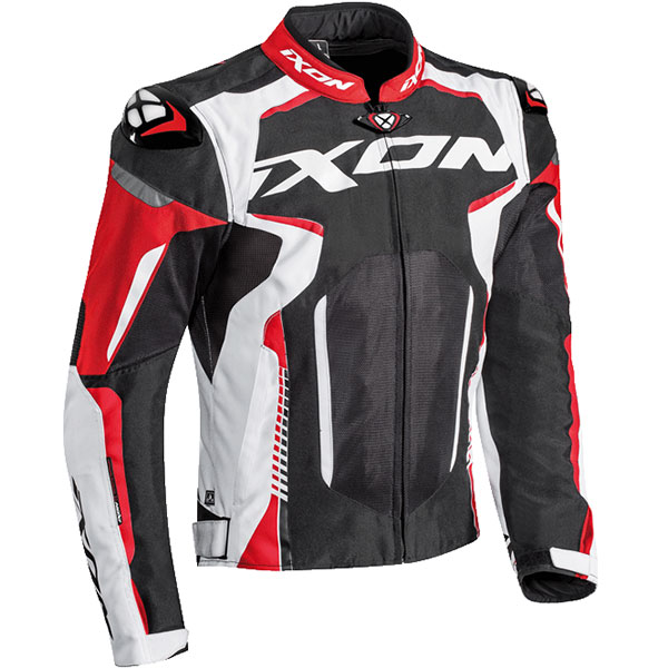 Image of Ixon Gyre Textile Jacket - Black / White / Red