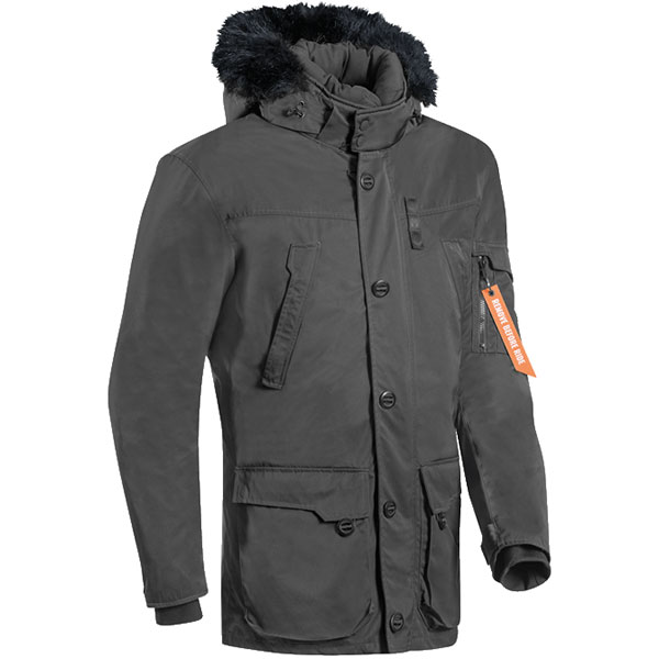 Ixon Ontario Textile Jacket - Anthracite - FREE UK DELIVERY