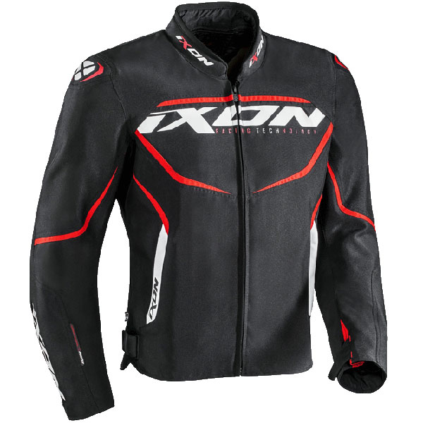 Image of Ixon Sprinter Textile Jacket - Black / Red