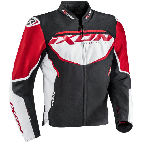 Image of Ixon Sprinter Textile Jacket - Black / White / Red