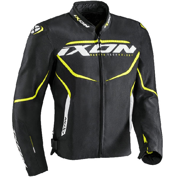 Image of Ixon Sprinter Textile Jacket - Black / Yellow