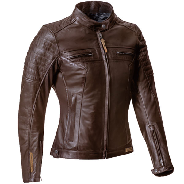 Ixon Ladies Torque Leather Jacket - Brown