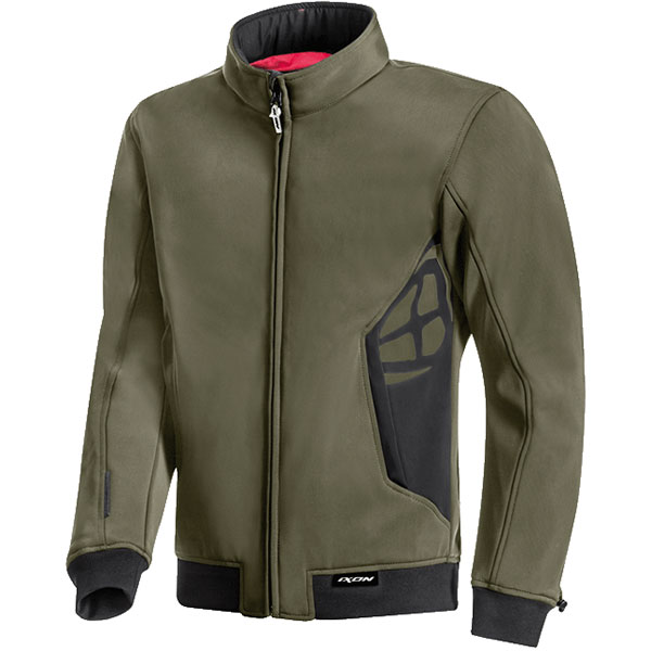 Image of Ixon Camden Textile Jacket - Khaki Green